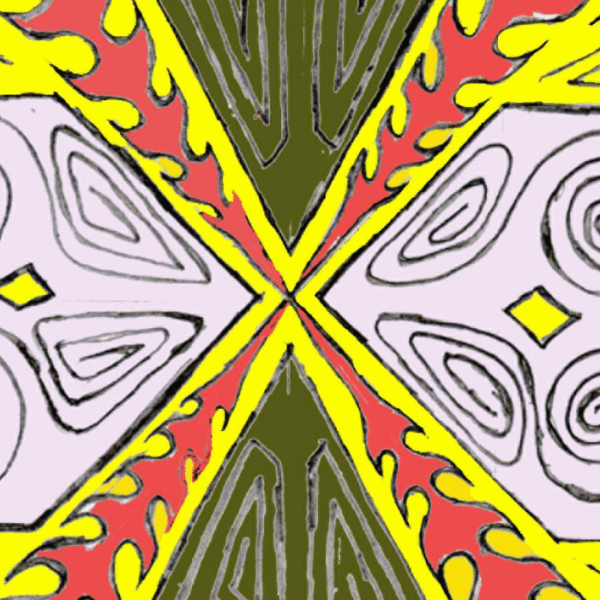 Papua dalam hatiku - batik - de favoriet van Yvonne