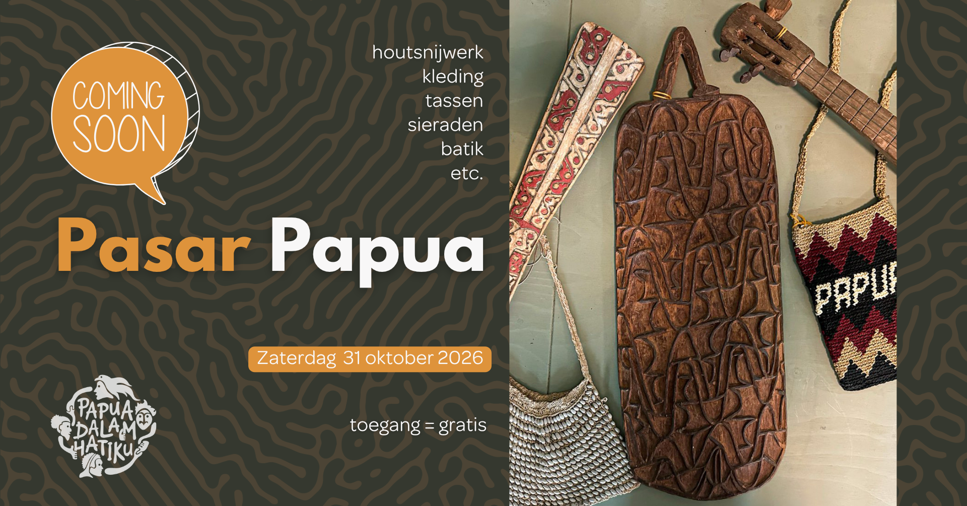 Pasar Papua | Papua dalam hatiku - initiatief van stichting Hapin